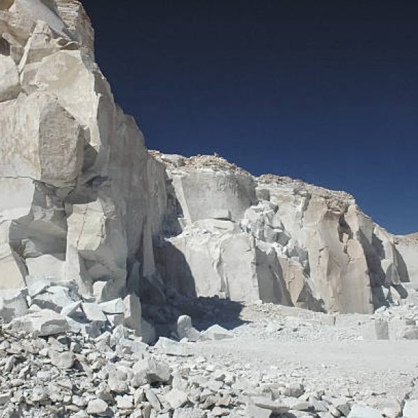 View of the gypsum quarry of Toconao